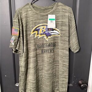 Nike Baltimore Ravens Olive Short Sleeve Tee